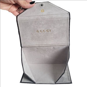 Gucci Foldable Eyeglasses Case Brown
